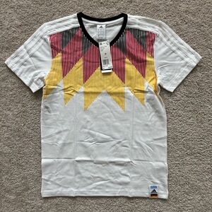 Adidas Germany Retro Soccer Tee Shirt Men Size Medium NEW